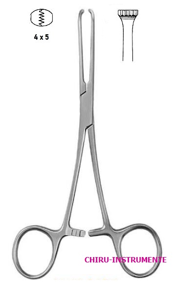ALLIS tissue forceps, 4 x 5 teeth, 14 cm (5 ½")