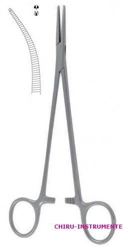 HALSTEAD-MOSQUITO hemostatic forceps, 1 x 2 teeth, 12.5 cm (5"), curved