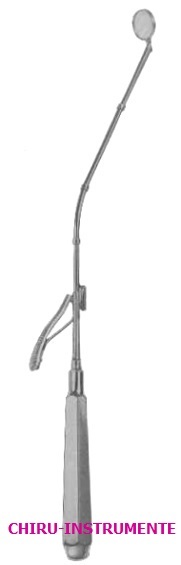 MICHEL Kehlkopfspiegel, 25 cm