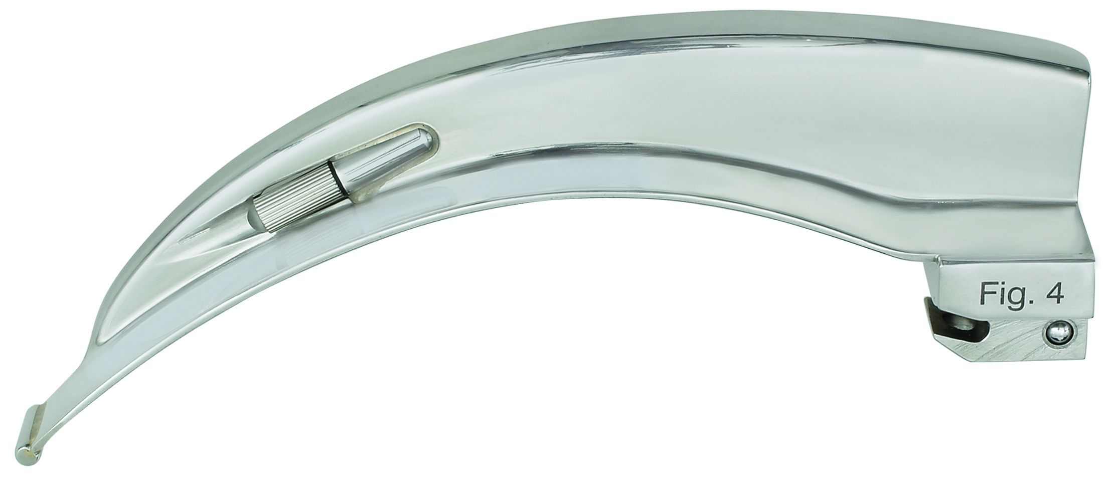 MACINTOSH Laryngoskopspatel, Fig. 4, 133 mm, matt, Warmlicht MACINTOSH Laryngoskopspatel, Fig. 4, 133 mm, matt, Warmlicht