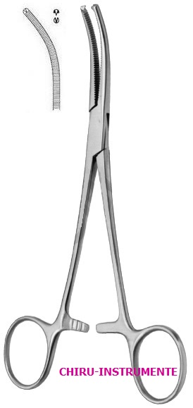 ROCHESTER-OCHSNER Gefäßklemme, gebogen, 20 cm  ROCHESTER-OCHSNER Gefäßklemme, gebogen, 20 cm