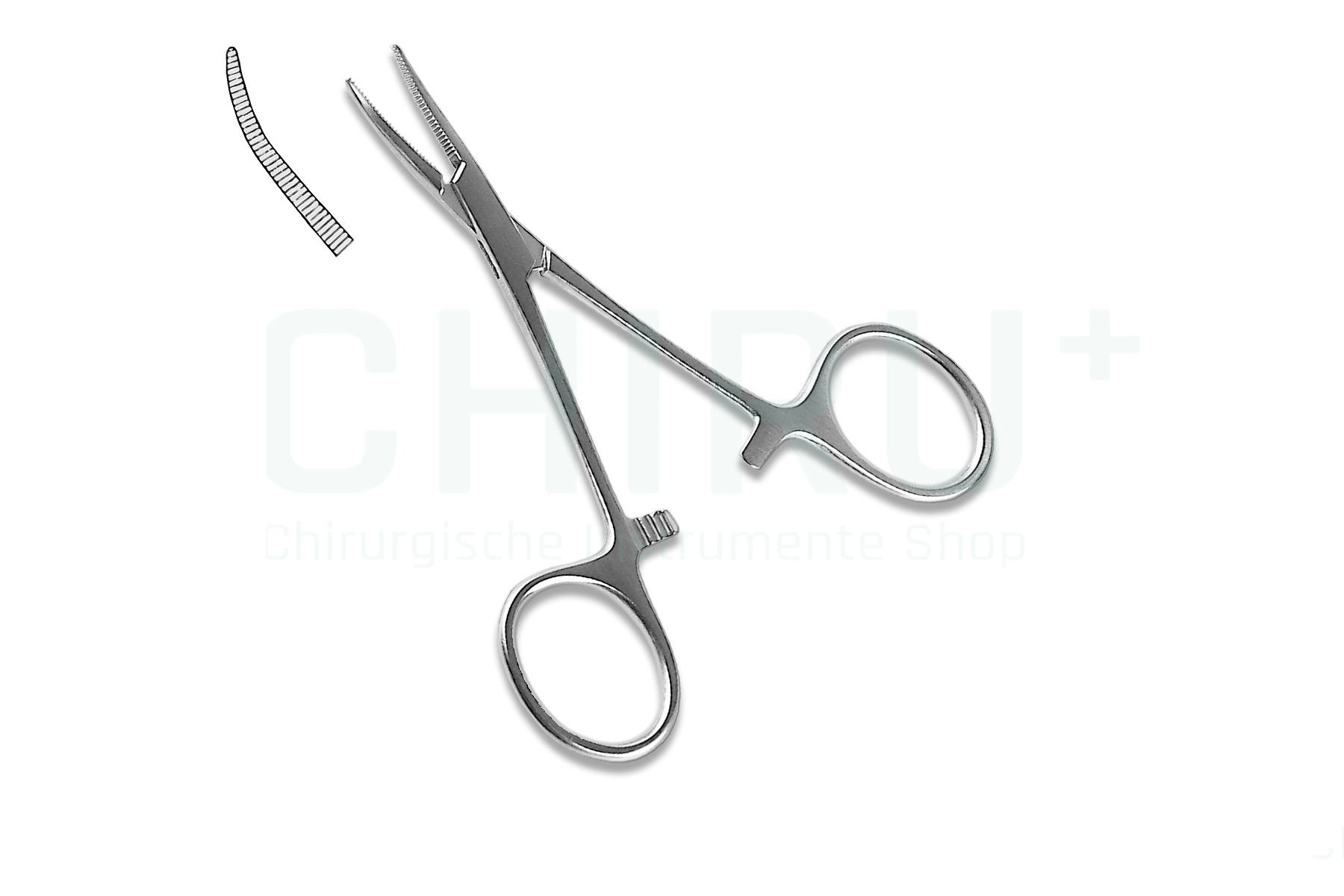 HARTMANN- BABY Gefäßklemme, gebogen, 9 cm, gerieft HARTMANN- BABY Gefäßklemme, gebogen, 9 cm, gerieft
