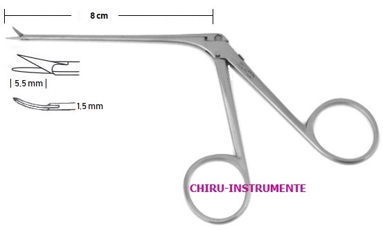 BELLUCCI Mikro-Ohrscherchen, rechts gebogen, sp./st., 5,5mm, 8cm BELLUCCI Mikro-Ohrscherchen, rechts gebogen, sp./st., 5,5mm, 8cm