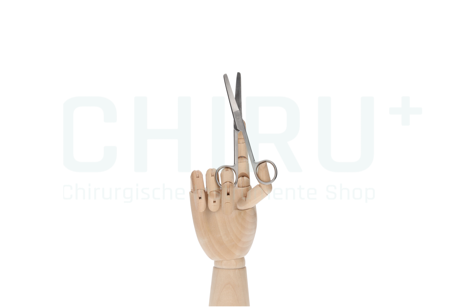 Chirurgische Schere, gebogen, st./st., 10,5 cm