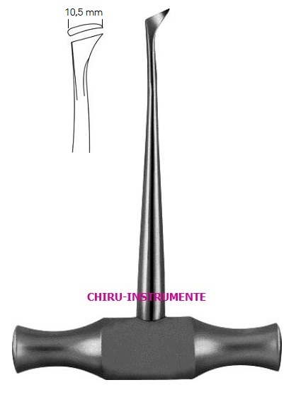 WINTER root elevator, fig. 12 L, 10.5 mm, 11 cm (4 ½")