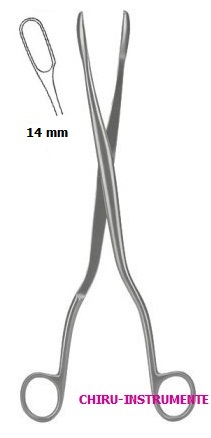 WINTER Abortus-/ Plazentazange, gebogen, Fig. 3, 14 mm, 28 cm