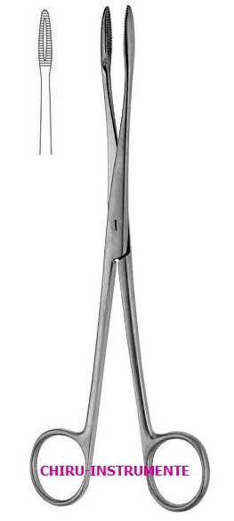 GROSS-MAIER sponge- and dressing forceps, without ratchet, 18 cm (7")