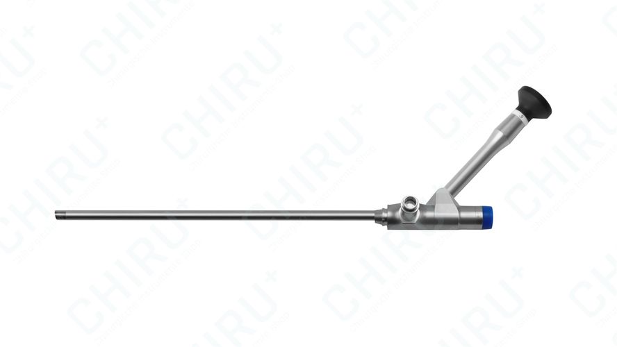 Kompakt Nephroskop, 12.9 Fr. Arbeitskanal, 45° Okular, 6° Blickwinkel, 80° Sichtfeld, 220 mm Kompakt Nephroskop, 12.9 Fr. Arbeitskanal, 45° Okular, 6° Blickwinkel, 80° Sichtfeld, 220 mm