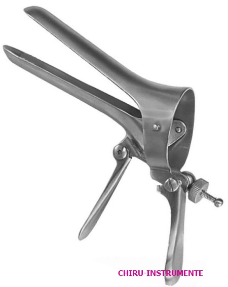 COLLIN vaginal speculum, fig. 1, 90 x 23 - 25 mm, central screw, Swiss COLLIN vaginal speculum, fig. 1, 90 x 23 - 25 mm, central screw, Swiss