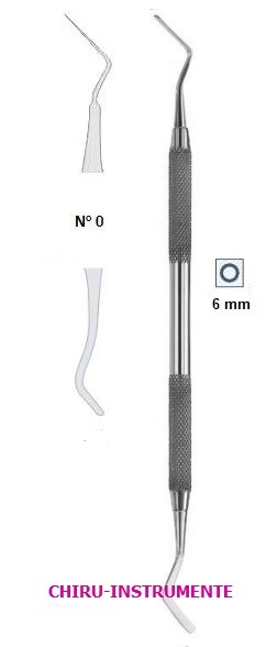 HEIDEMANN-Füll Instrument, Fig. 0, Breite 2mm, Länge ca. 16,5cm, R