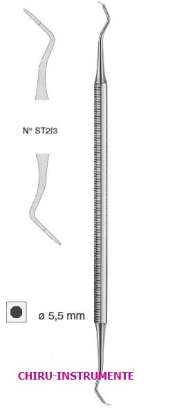 TAYLOR Zahnreiniger, zweiendig, Fig. ST 2/3, 17,5cm TAYLOR Zahnreiniger, zweiendig, Fig. ST 2/3, 17,5cm