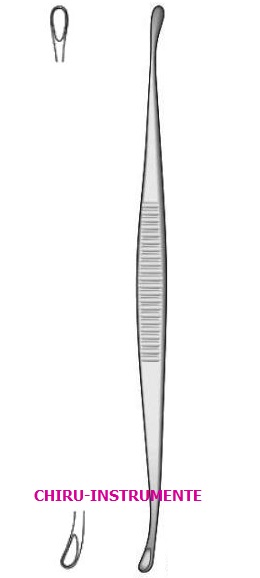 AXENFELD Chalazion Löffel, doppelt, 13cm AXENFELD Chalazion Löffel, doppelt, 13cm