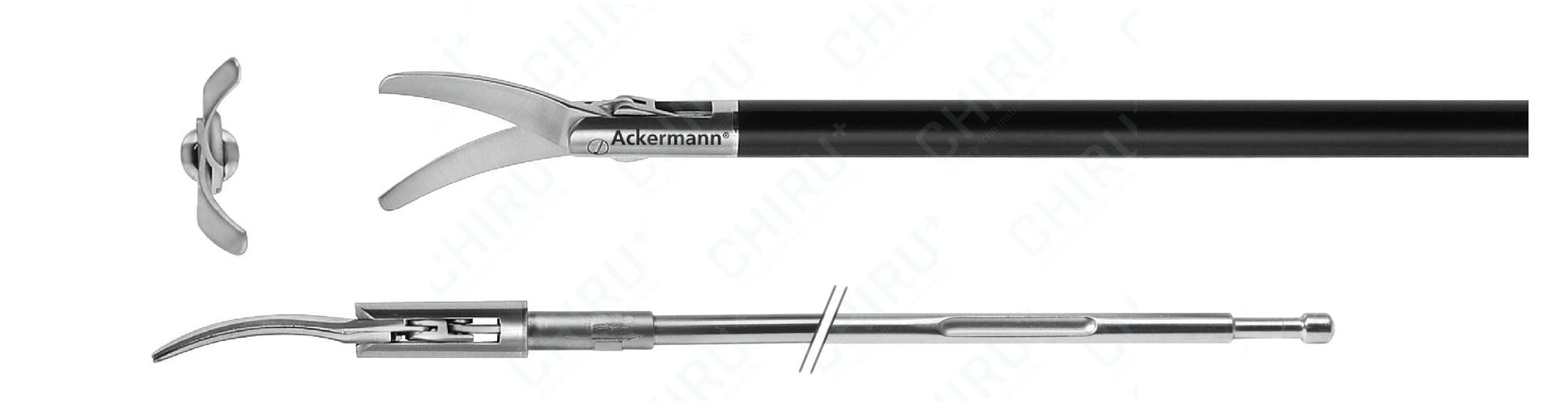 Metzenbaum Schere, gebogen, "Slim Line", Ø 5 mm, 330 mm, XPress Lock™