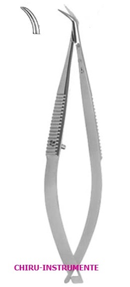 KATZIN corneal scissors, 11 cm (4 ¼"), left