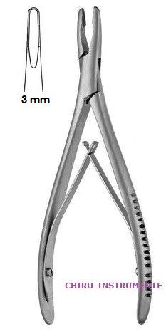 LEMPERT bone rongeur, 18.5 cm (7 ¼"), straight LEMPERT bone rongeur, 18.5 cm (7 ¼"), straight