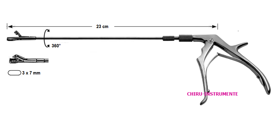 TOWNSEND TISCHLER-MORGAN Stanze, Fig.1, 3 x 7 mm, 23 mm, drehbar