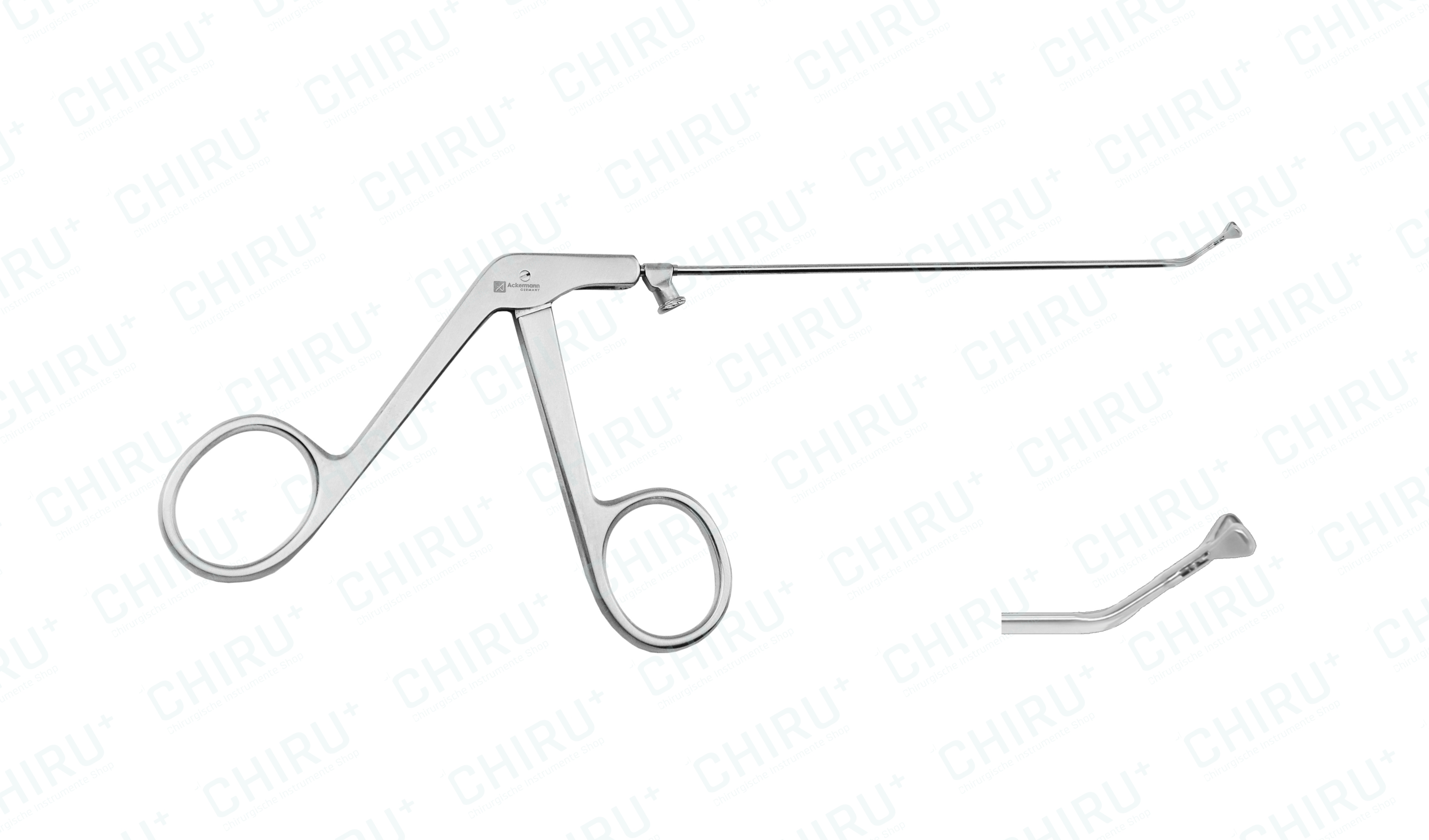 BINNER Polyp Forceps, pear-shaped, horizontal opening, 13 cm