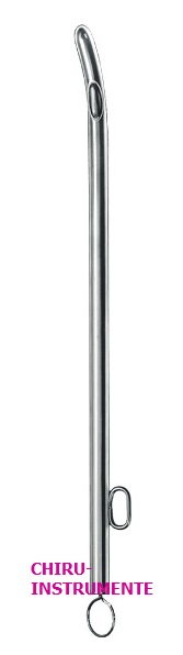 Metallkatheter, 24 Ch, 15 cm, für Frauen