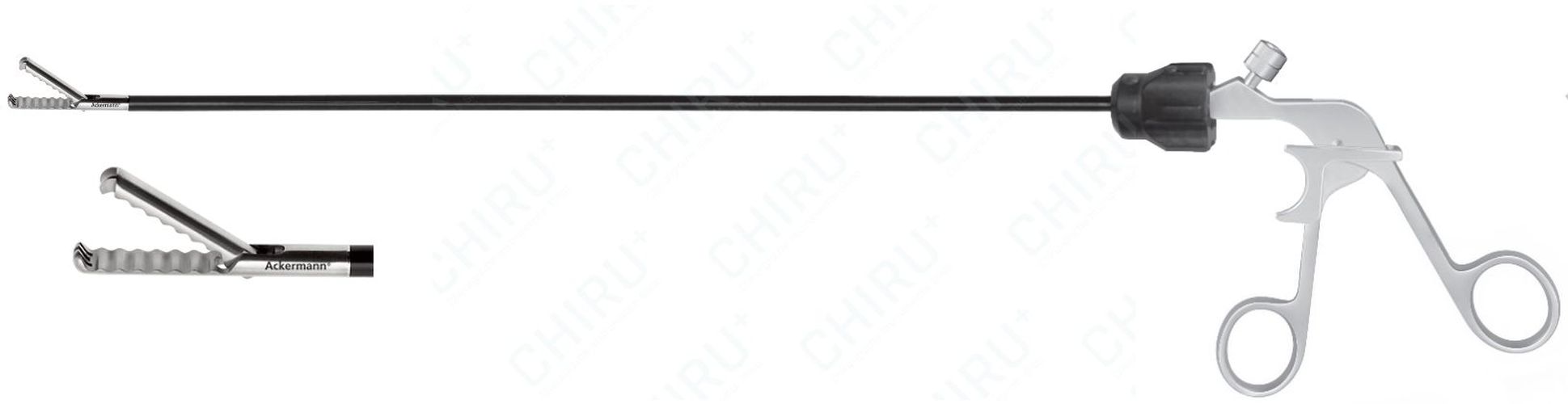 Retraktionszange mit Schieberhandgriff, einfachbeweglich, Ø 5 mm, 360 mm