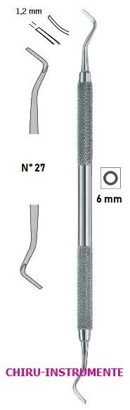 BLACK melting chisel, fig. 27, 17cm (6 ¾")