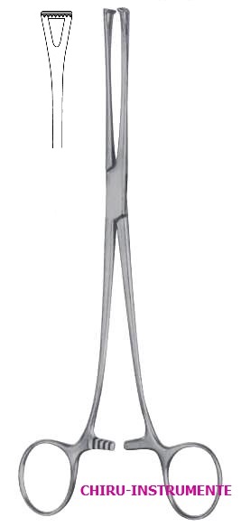 LOOKWOOD-ALLIS interistal barrel forceps, 24 cm (9 ½"), with curved branches