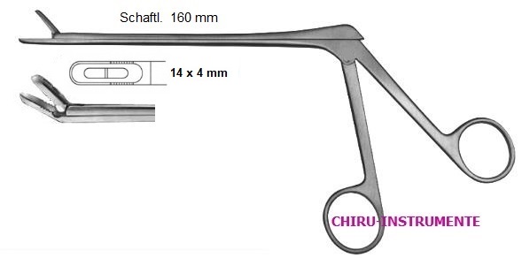 CASPAR Rongeur, aufgebogen, 14x4mm, 16cm CASPAR Rongeur, aufgebogen, 14x4mm, 16cm