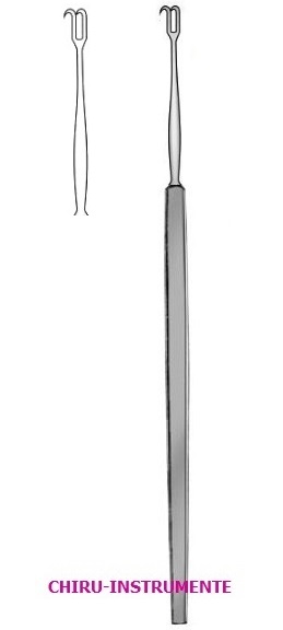 ROLLET Häkchen, 2 Zähne, scharf, 13cm ROLLET Häkchen, 2 Zähne, scharf, 13cm