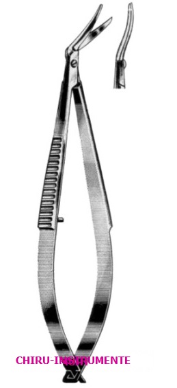 CASTROVIEJO Hornhautschere, 11 cm,  links, st./st.