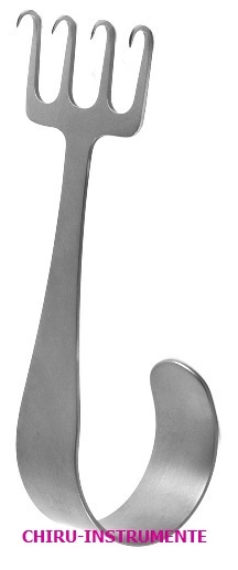 FREEMAN FLAP RAKE Wundhaken, 12cm, 25mm