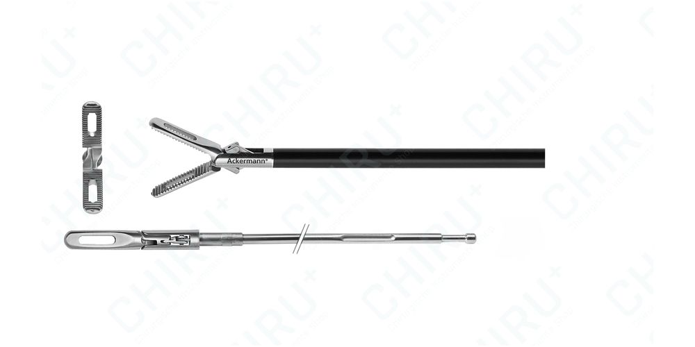 Fenestrated grasping forceps, flat jaws, Ø 5.0 mm, 330 mm, Xpress Lock™ Fenestrated grasping forceps, flat jaws, Ø 5.0 mm, 330 mm, Xpress Lock™