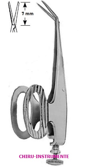 BARRAQUER Vorderkammer Pinzette, 7,5mm, 5,5cm BARRAQUER Vorderkammer Pinzette, 7,5mm, 5,5cm
