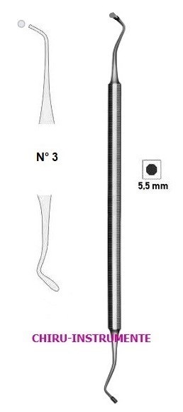 WHITE filling instrument, fig. 3, 16.5 cm (6 ½")
