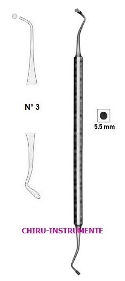 WHITE-Füllungsinstrument, Fig. 3, L. ca. 16,5cm