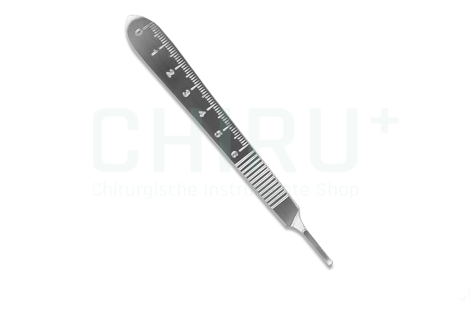 Scalpel handle, no. 3, 13.5 cm (5 ¼"), with cm-graduation Scalpel handle, no. 3, 13.5 cm (5 ¼"), with cm-graduation