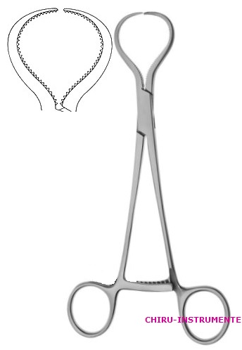 LEWIN bone holding forceps, 17.5 cm (7")