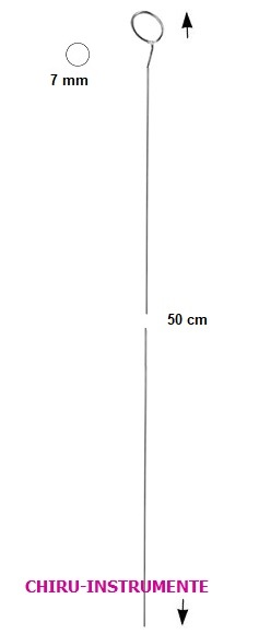 VOLLMAR Ringstripper, Kopf abgewinkelt, Ø 7mm, 50cm