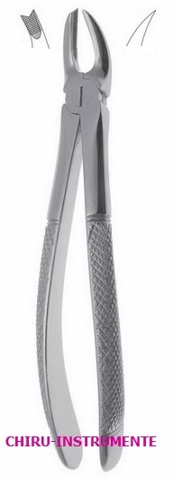 Zahnzange, englisch, Fig.90 OK, Molaren links Zahnzange, englisch, Fig.90 OK, Molaren links