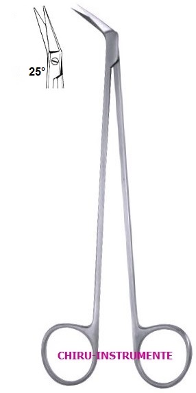 POTTS- SMITH Gefäßschere,25°, 19 cm POTTS- SMITH Gefäßschere,25°, 19 cm