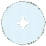Sägeblatt Ø 50 mm,gehärtet, für synthetische Hartverbände