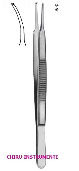 STEVENS Iris Pinzette, gebogen, 1x2 Zähne, 10,5cm STEVENS Iris Pinzette, gebogen, 1x2 Zähne, 10,5cm