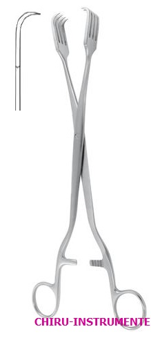 PRATT Hakenzange, 28 cm,  gebogen