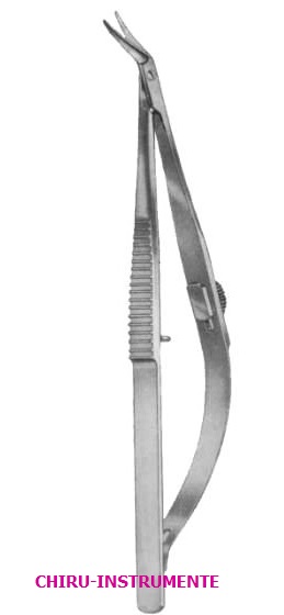 TROUTMAN- CASTROVIEJO Hornhautschere, 11 cm, links, st./st