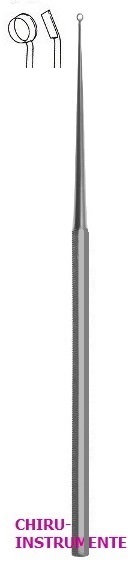 BUCK ear curette, fig. 4, curved, sharp