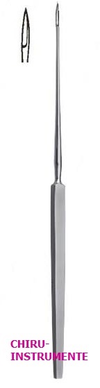 SEXTON paracentese needle, straight, 18 cm (7")