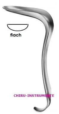 KRISTELLER Scheidenspekulum, Fig. 3, 110 x 36 mm, flach KRISTELLER Scheidenspekulum, Fig. 3, 110 x 36 mm, flach