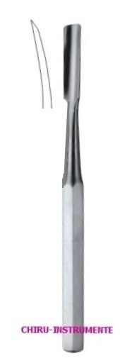 HIBBS Hohlmeissel, gebogen 24cm, Breite 6mm HIBBS Hohlmeissel, gebogen 24cm, Breite 6mm