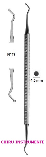 WHITE Exkavator, doppelendig, 17,5cm, Fig. 17