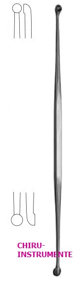 JANSEN Ohrlöffel, doppelendig, scharf, 15cm JANSEN Ohrlöffel, doppelendig, scharf, 15cm