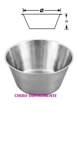Stainless steel bowl, 310 x 120 mm