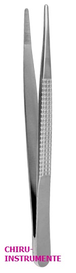 BONNEY anatomische Pinzette, 17,5 cm, gerieft BONNEY anatomische Pinzette, 17,5 cm, gerieft